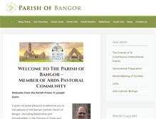 Tablet Screenshot of bangorparish.com